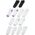thumbnail image 1 of Fruit Of The Loom Girls 13 Pack No Show Socks, L, Assorted 2, 1 of 1