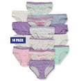 thumbnail image 1 of Fruit Of The Loom Girls' 14-Pack Hipsters Underwear - Purple/Multi, 14 (Big Girls), 1 of 3