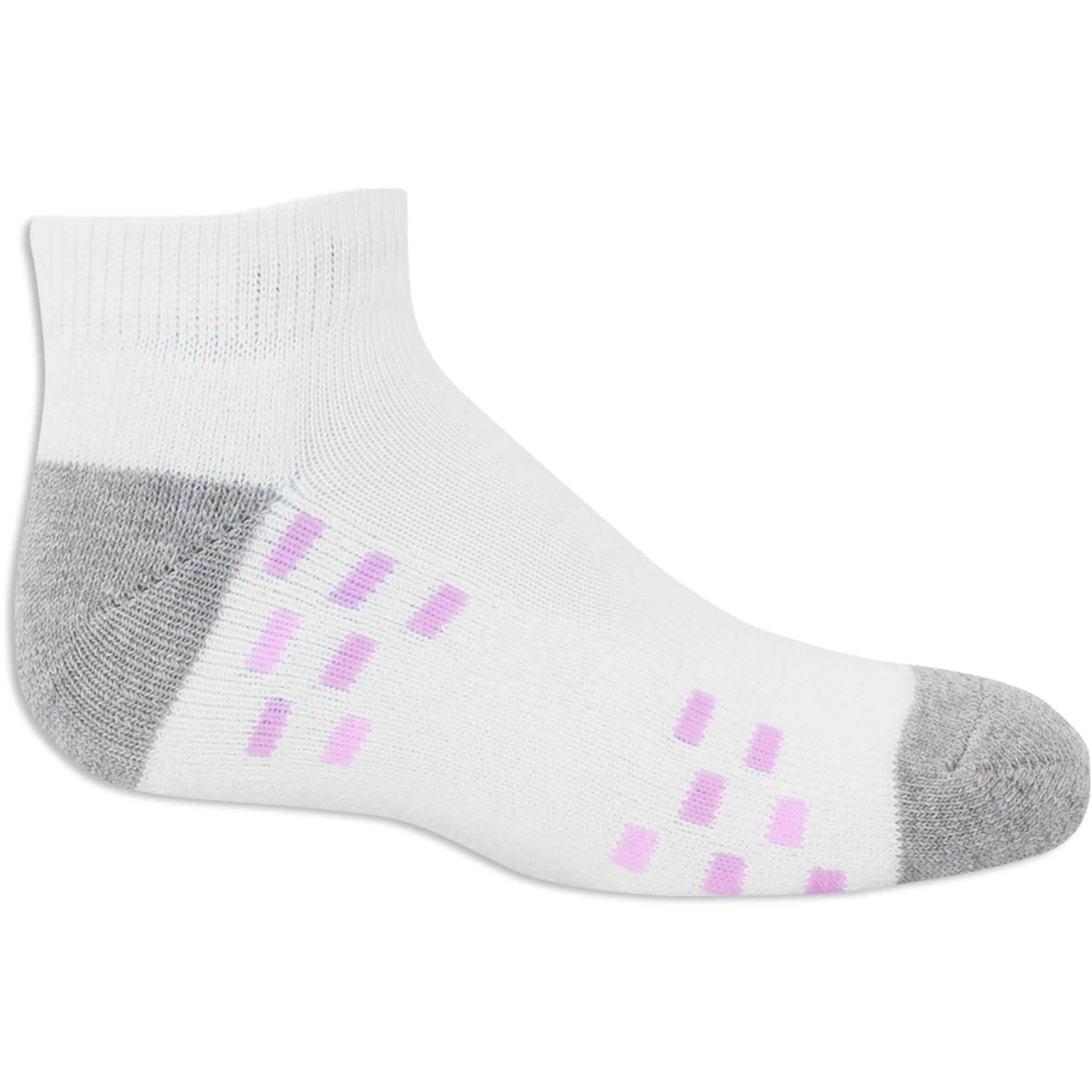 Fruit Of The Loom Girls 7 Pack Low Cut Socks - Walmart.com