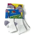 thumbnail image 1 of Fruit Of The Loom Girls 8 Pack Ankle Socks, M, White, 1 of 1