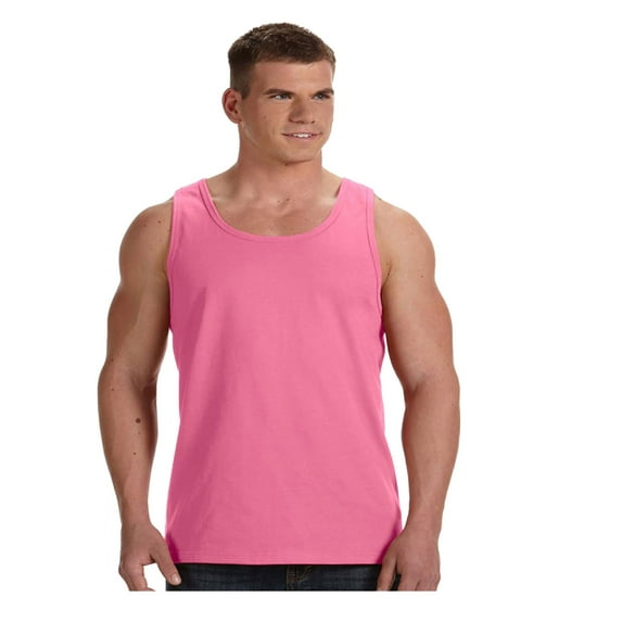 Fruit of the Loom 39TKR Adult Cool & Dry HD Cotton Tank Top, XL, Neon Pink