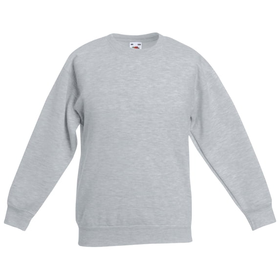 Fruit Of The Loom Kids Big Girls Classic 80/20 Set-In Sweatshirt