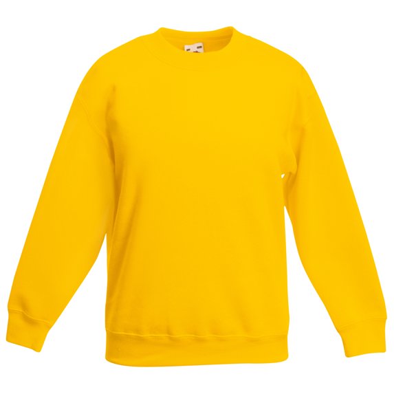 Fruit Of The Loom Kids Big Girls Classic 80/20 Set-In Sweatshirt