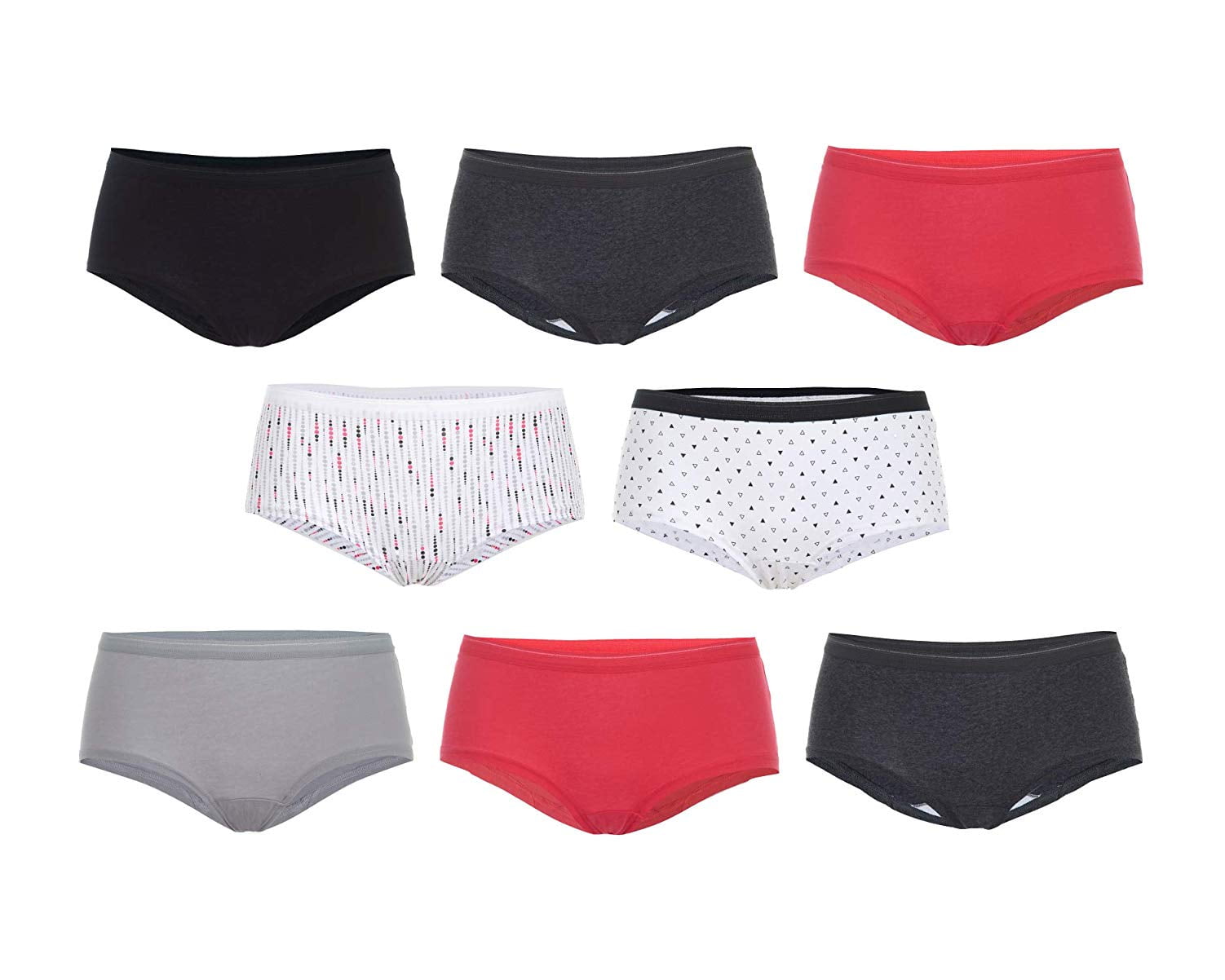 Fruit Of The Loom Ladies 16 Pack Ravelfree Cotton Boy Short Panties