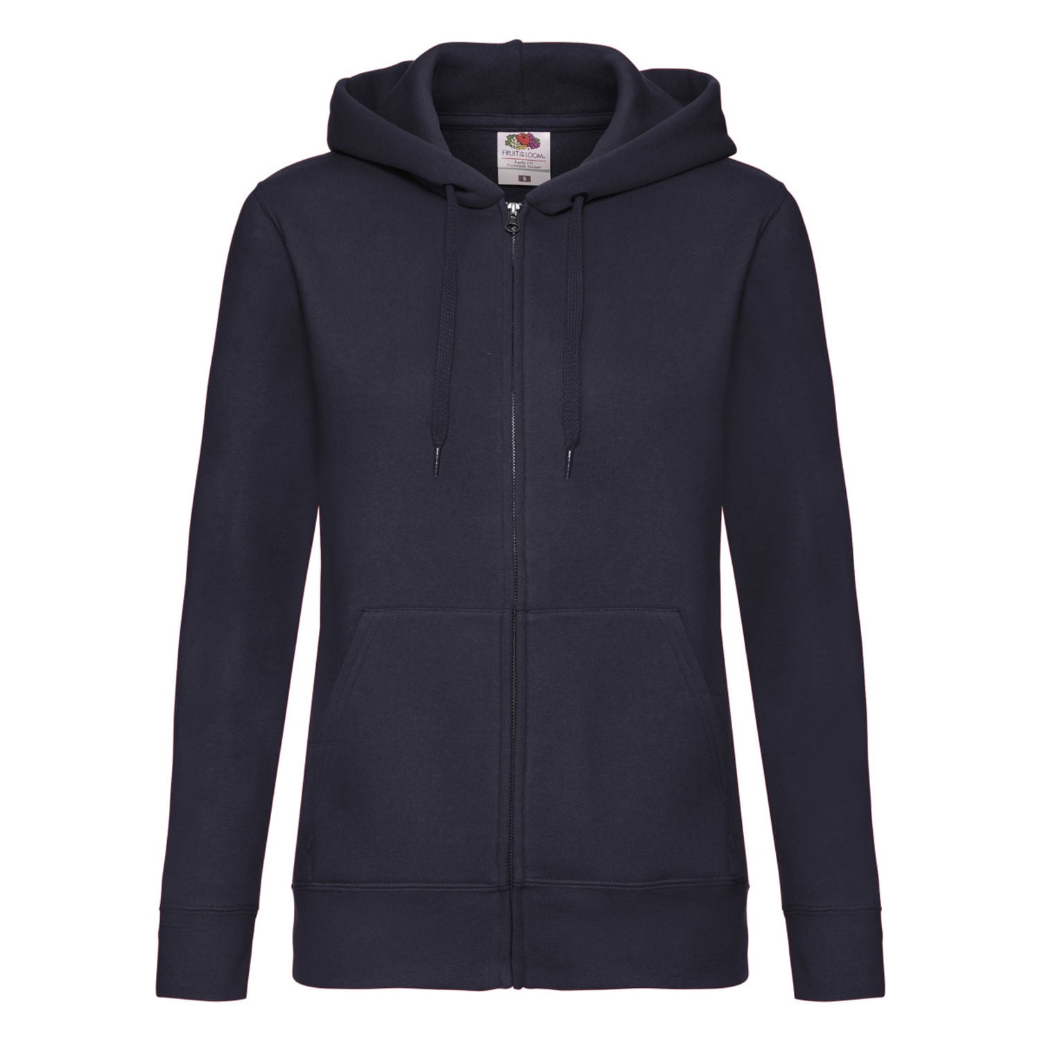 Sudadera Fruit Of The Loom Para Mujer Con Capucha Y Cierre, Negro, Talla M || Bodega Aurrera A Tu Casa