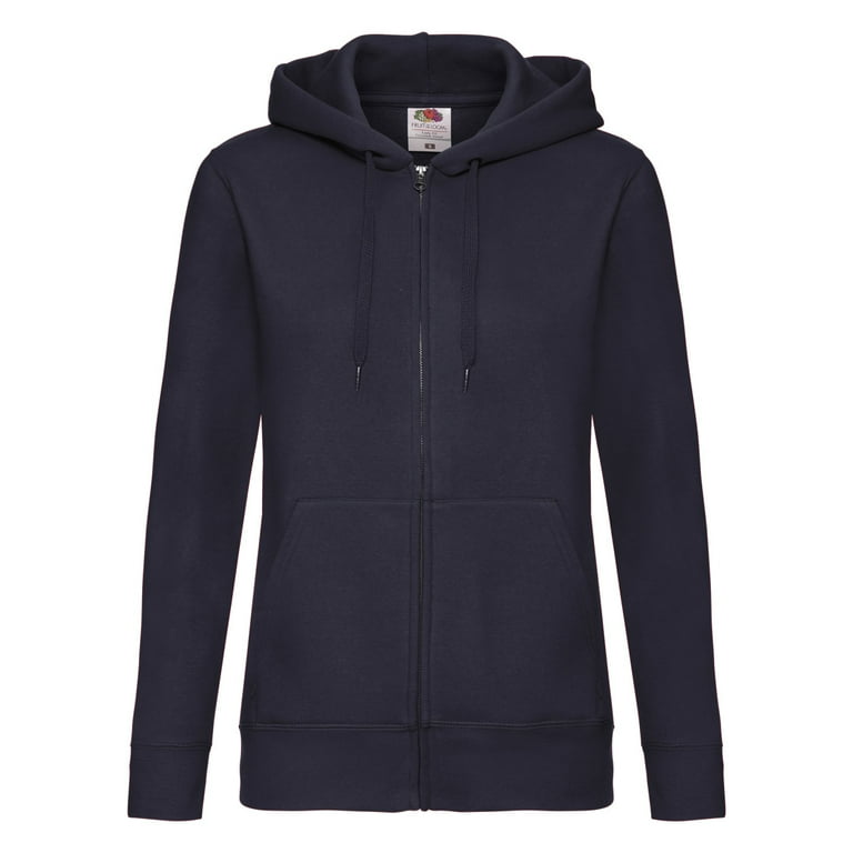 Fruit Of The Loom Ladies Fit Hooded Sweatshirt Jacket