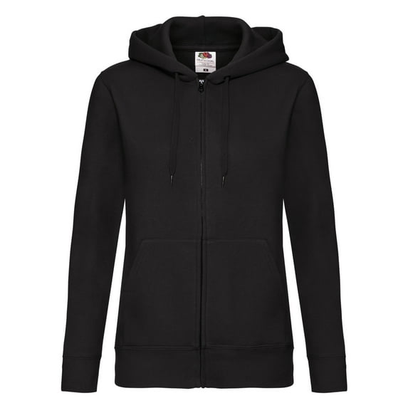 Fruit Of The Loom Ladies Fit Hooded Sweatshirt Jacket