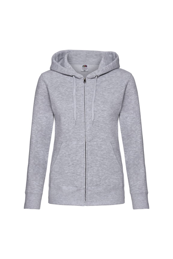 Ladies Fit Hooded Sweatshirt Jacket