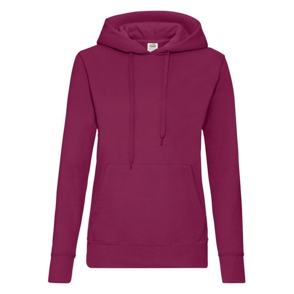 Fruit Of The Loom Ladies Lady Fit Hooded Sweatshirt / Hoodie