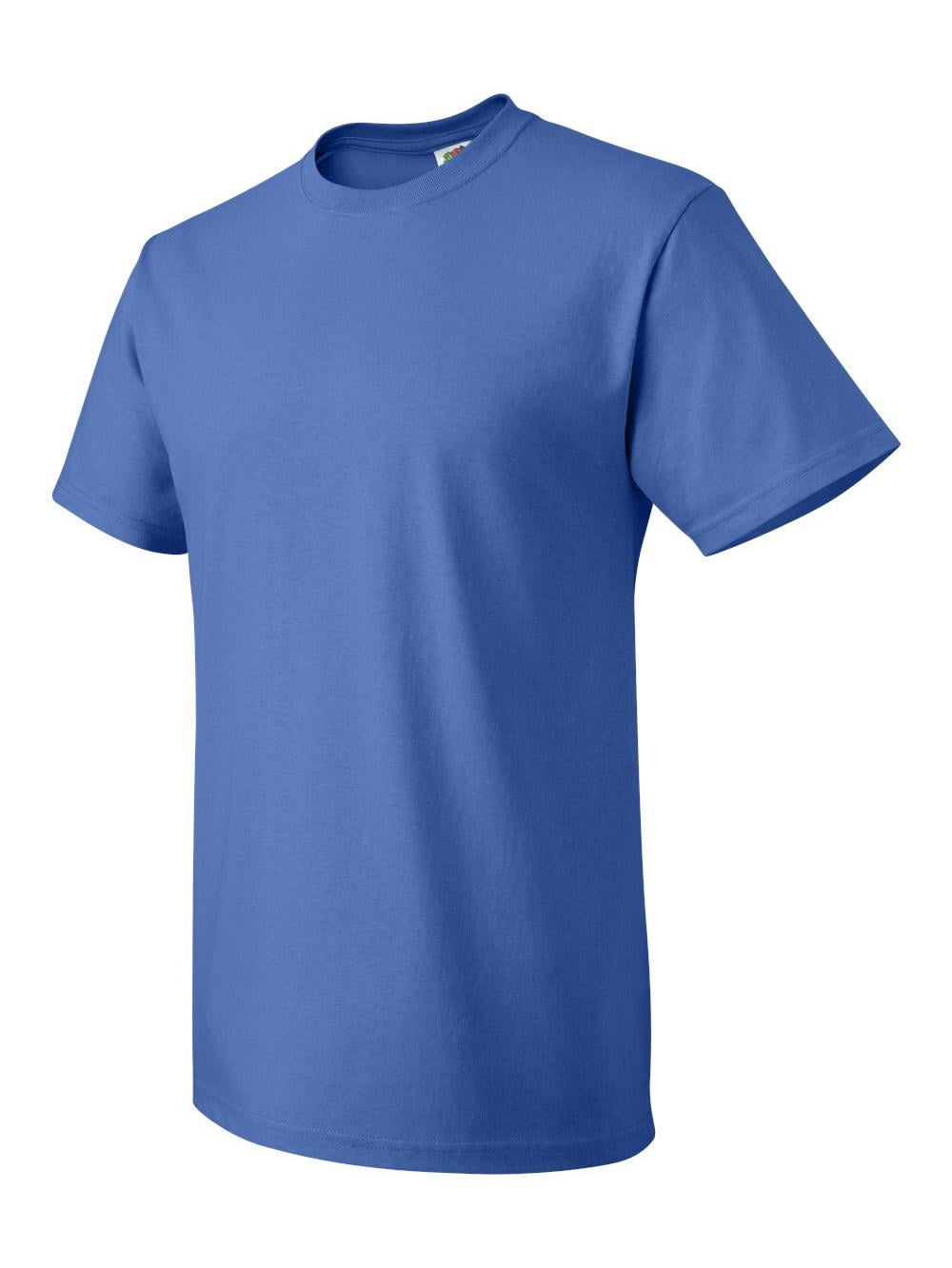 Fruit of the HD Cotton T-Shirt for Men and for Sleeve Classic - Walmart.com