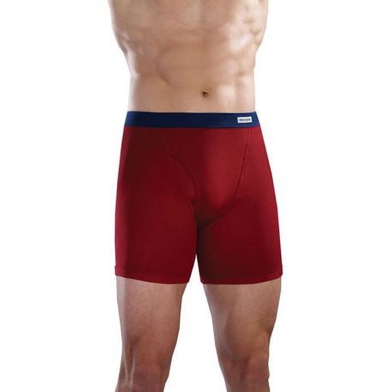 Fruit Of The Loom Men's Boxer Briefs 4 Pack Plush Medium
