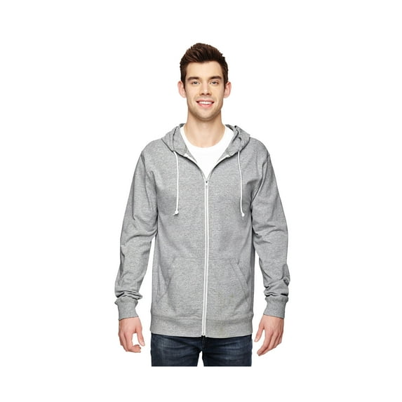 Fruit Of The Loom Men's Full Zip Drawcord Waistband Hoodie, Style SF60R