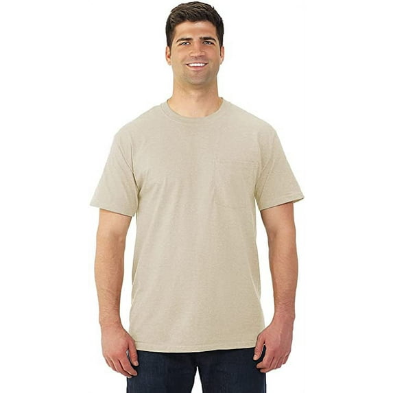 Fruit Of The Loom Men's Pocket T Platinum Big Man - 2XL-4XL - All Colors