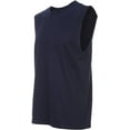 thumbnail image 1 of Fruit of the Loom Mens Sleeveless Tee - Navy - L, 1 of 2