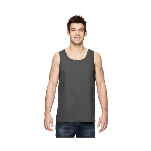 Fruit Of The Loom Men's Two Needle Hemmed Bottom Tank, Style 39TK