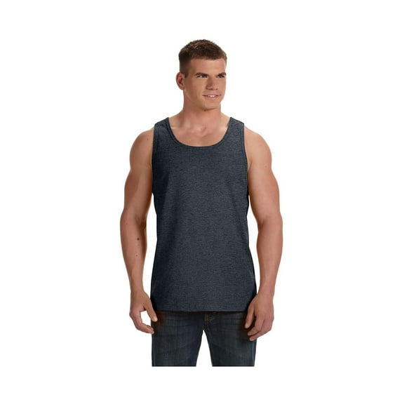 Fruit Of The Loom Men's Two Needle Hemmed Bottom Tank, Style 39TK