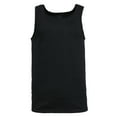 thumbnail image 1 of Fruit Of The Loom Men's Underwear Sleeveless Cotton Blend Tank Top Black L, 1 of 2