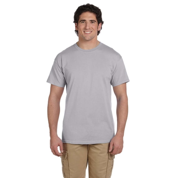 Fruit of the Loom 3931 HD Cotton 100% Cotton T-Shirt, Silver, S, Pack Of 2, Fruit of the Loom Mens T-Shirts
