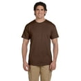 thumbnail image 1 of Fruit of the Loom 3931 HD Cotton 100% Cotton T-Shirt, Chocolate, 3X, Pack Of 6, Fruit of the Loom Mens T-Shirts, 1 of 1