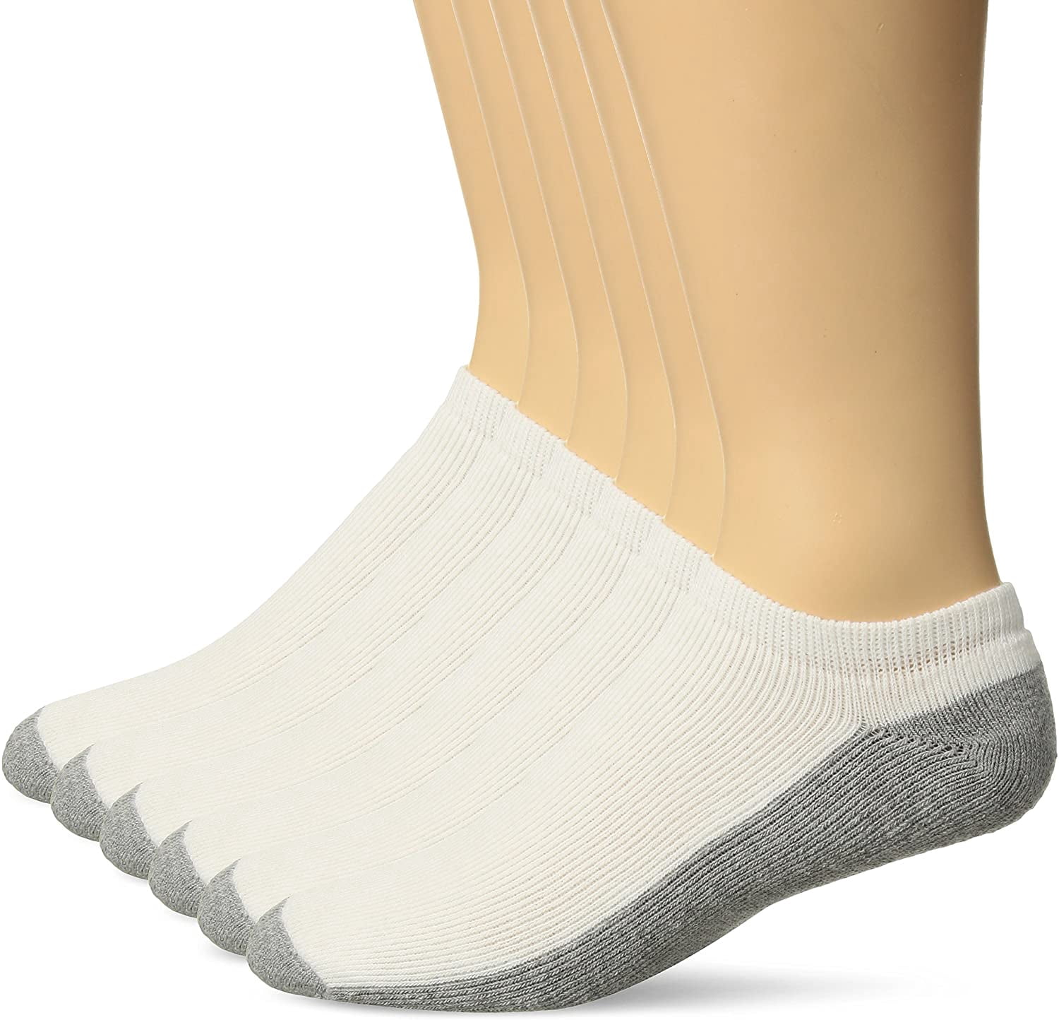 Fruit Of The Loom Mens 6 Pack Full Cushion No Show Socks - Walmart.com