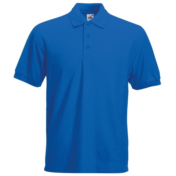 Fruit Of The Loom Mens 65/35 Heavyweight Pique Short Sleeve Polo Shirt