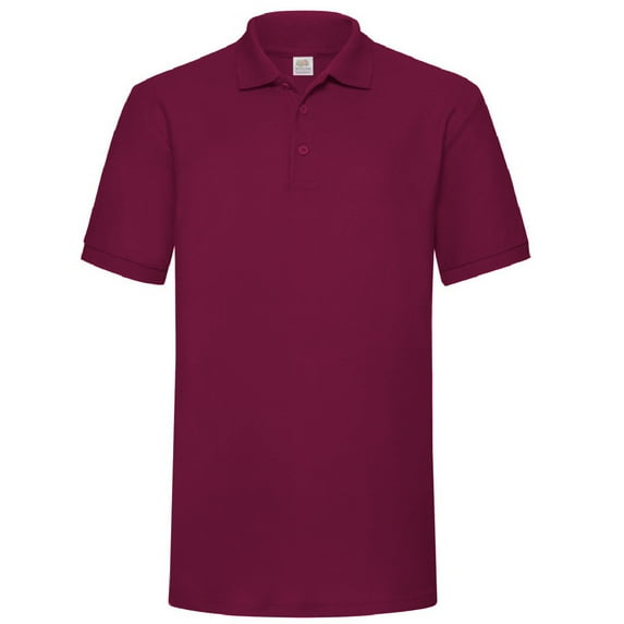 Fruit Of The Loom Mens 65/35 Heavyweight Pique Short Sleeve Polo Shirt
