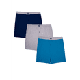 thumbnail image 1 of Fruit Of The Loom Mens Assorted Knit Boxers , XL, Assorted, 3 Pack, 1 of 6