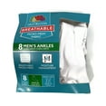 thumbnail image 1 of Fruit Of The Loom Mens Breathable Ankle Socks, 1 of 2