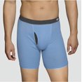 thumbnail image 1 of Fruit Of The Loom Mens Coolzone Tag Free Eversoft Mesh Fly Covered Waistband Boxer Brief 4 Pack, 2-X Large, 1 of 4
