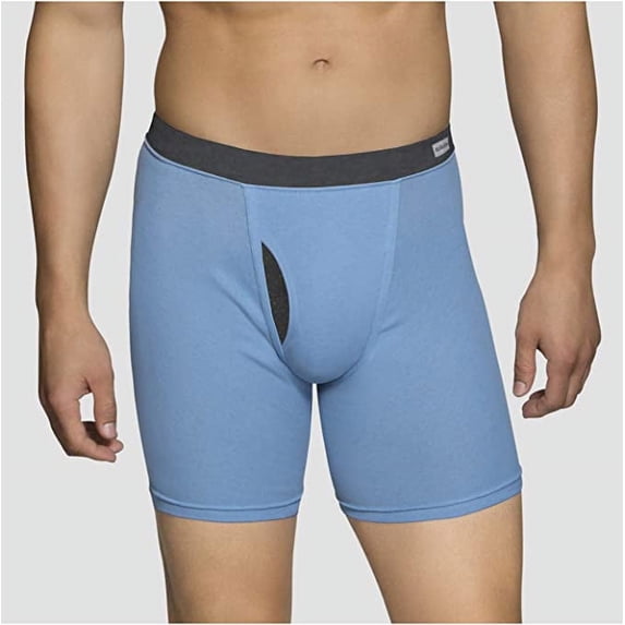 Fruit Of The Loom Mens Coolzone Tag Free Eversoft Mesh Fly Covered Waistband Boxer Brief 4 Pack, 2-X Large