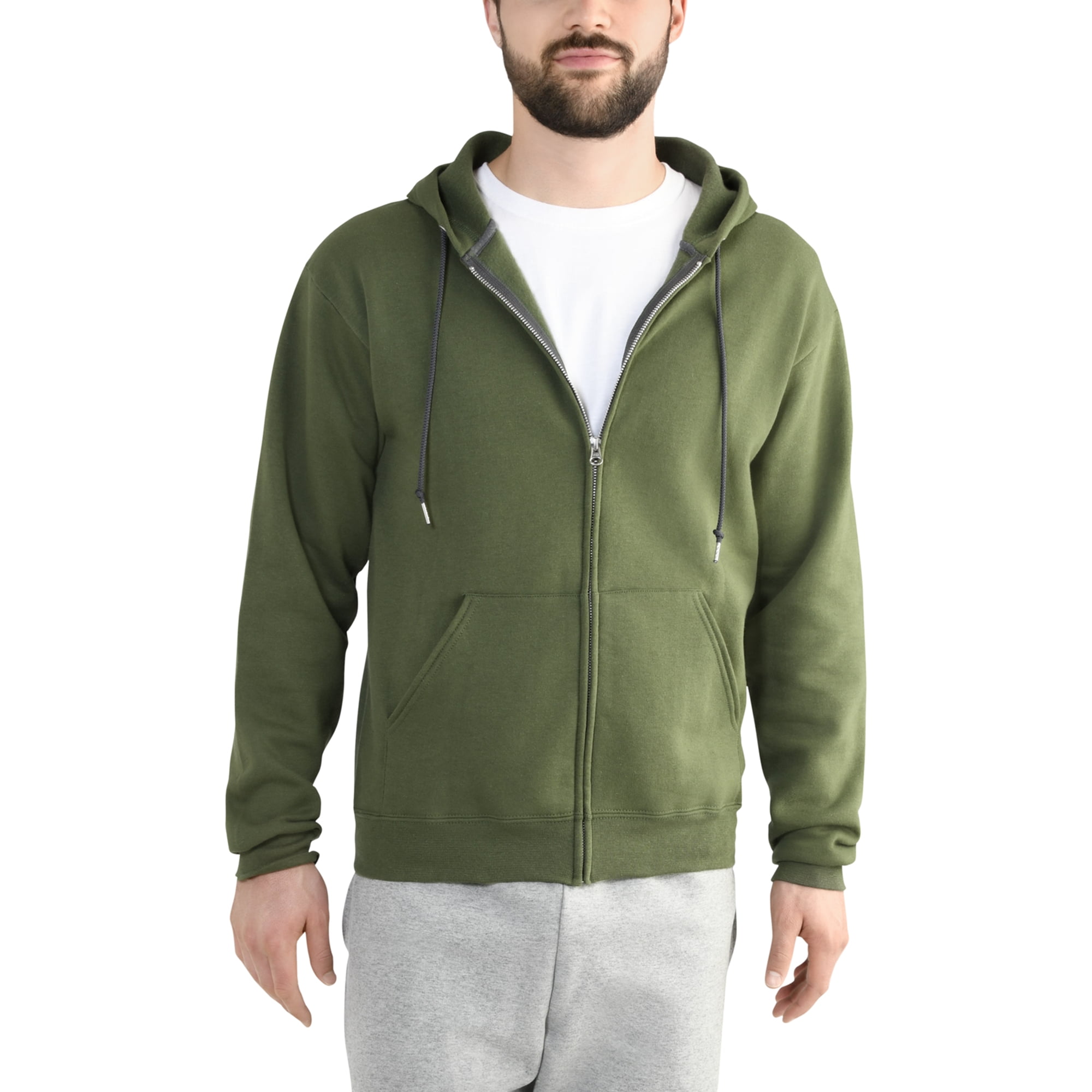 Fruit Of The Loom Mens Lightweight Full Zip Jacket / Hoodie