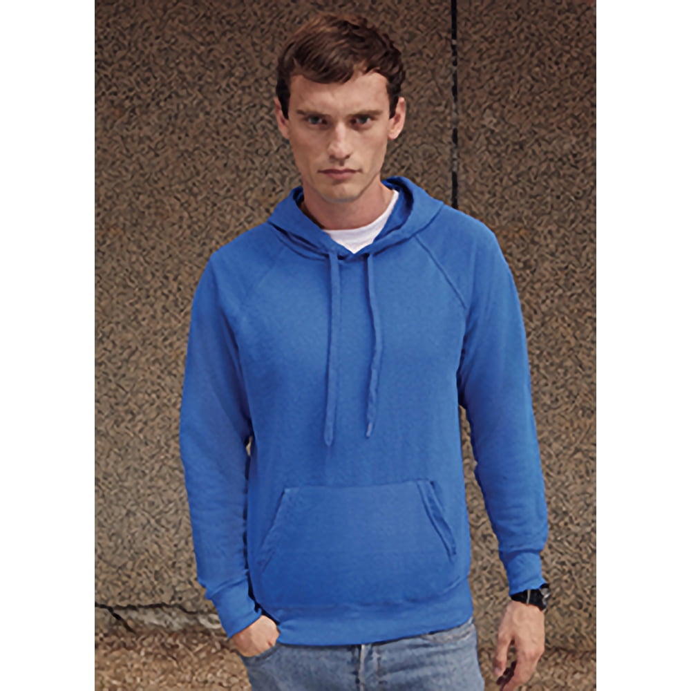 Fruit Of The Loom Mens Lightweight Hooded Sweatshirt / Hoodie (240 GSM
