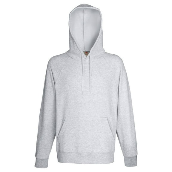 Fruit Of The Loom Mens Lightweight Hooded Sweatshirt / Hoodie (240 GSM)