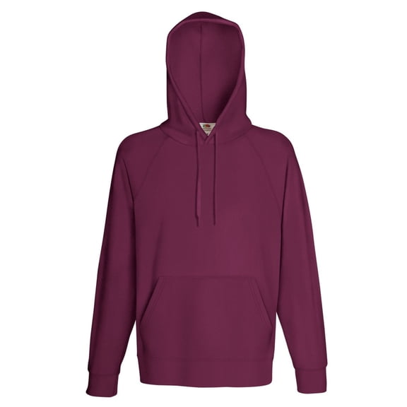 Fruit Of The Loom Mens Lightweight Hooded Sweatshirt / Hoodie (240 GSM)