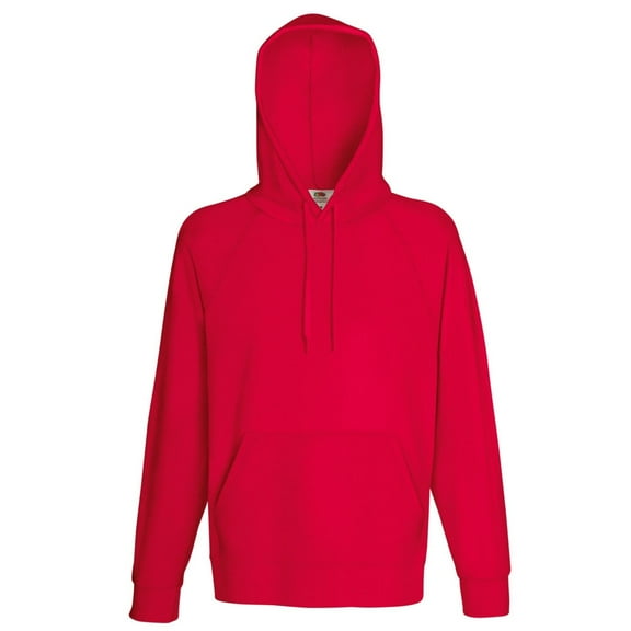 Fruit Of The Loom Mens Lightweight Hooded Sweatshirt / Hoodie (240 GSM)