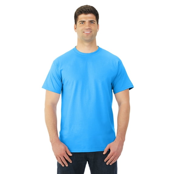 Fruit Of The Loom Mens Lofteez HD Short-Sleeve T-Shirt, 3XL, Pacific Blue