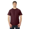 thumbnail image 1 of Fruit Of The Loom Mens Lofteez HD Short-Sleeve T-Shirt, 4XL, Maroon, 1 of 4