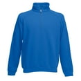 thumbnail image 1 of Fruit Of The Loom Mens Premium 70/30 Zip Neck Sweatshirt, 1 of 4