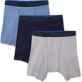 thumbnail image 1 of Fruit Of The Loom Mens Premium Breathable Boxer Briefs ,Assorted, Medium, 3 Pack, 1 of 5
