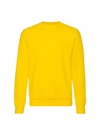 Fruit of the loom yellow sweatshirt hotsell