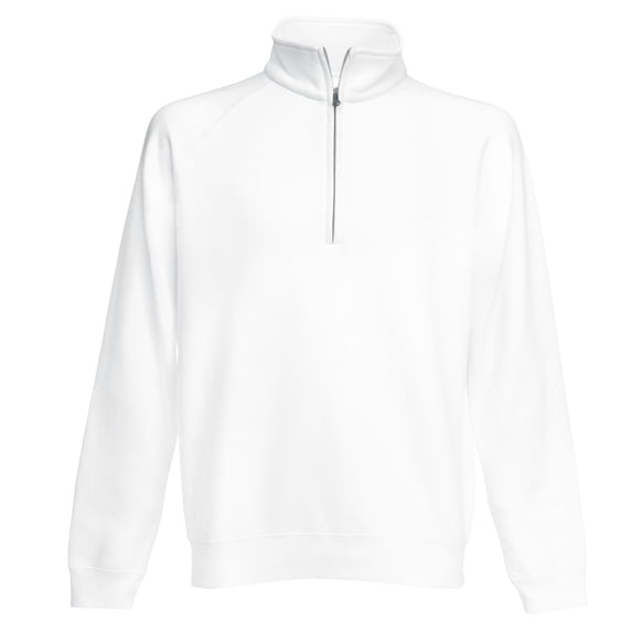Fruit Of The Loom Mens Zip Neck Sweatshirt