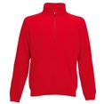 thumbnail image 1 of Fruit Of The Loom Mens Zip Neck Sweatshirt, 1 of 2
