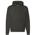 thumbnail image 1 of Fruit Of The Loom Mens Zip Through Hooded Sweatshirt / Hoodie, 1 of 4