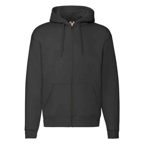 Fruit Of The Loom Mens Zip Through Hooded Sweatshirt / Hoodie
