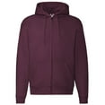thumbnail image 1 of Fruit Of The Loom Mens Zip Through Hooded Sweatshirt / Hoodie, 1 of 3