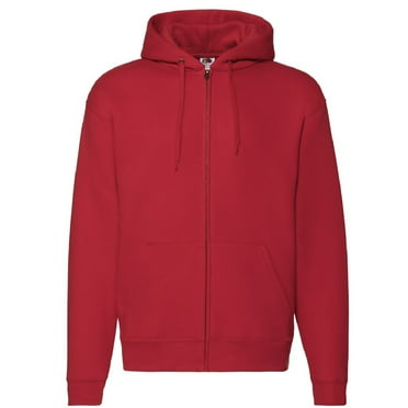 Fruit Of The Loom Mens Zip Through Hooded Sweatshirt / Hoodie