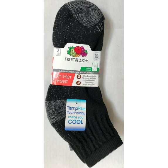 Fruit Of The Loom P3 Ohf Ctn Zc Ank Socks