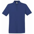thumbnail image 1 of Fruit Of The Loom Premium Mens Short Sleeve Polo Shirt, 1 of 3