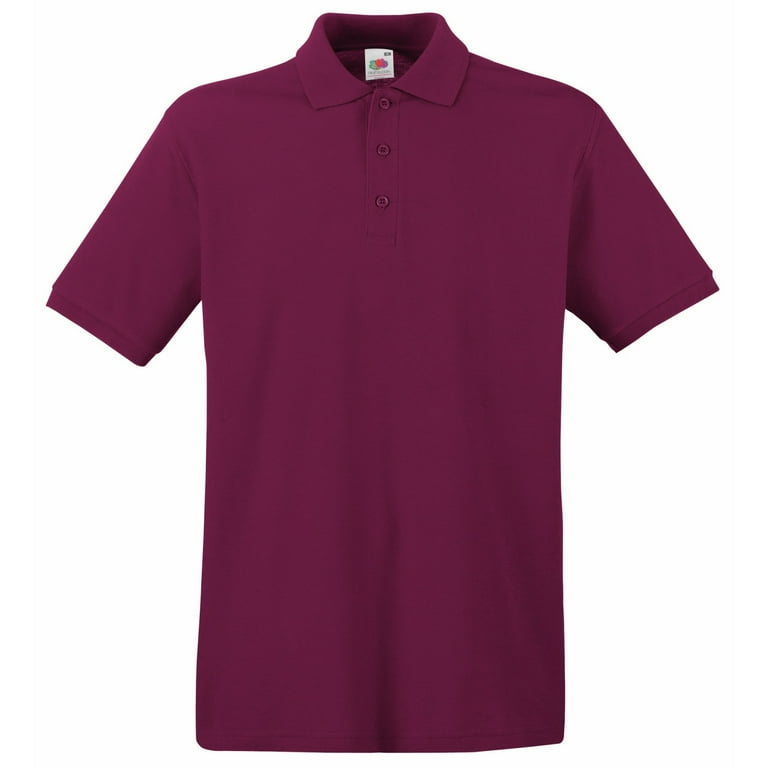 Fruit Of The Loom Premium Mens Short Sleeve Polo Shirt Walmart