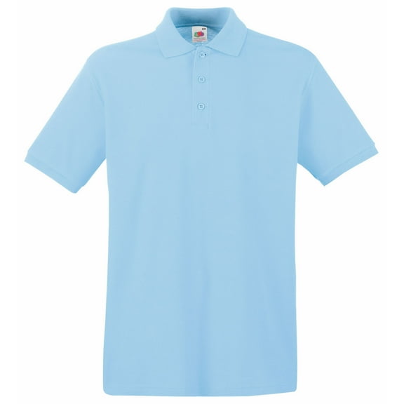 Fruit Of The Loom Premium Mens Short Sleeve Polo Shirt